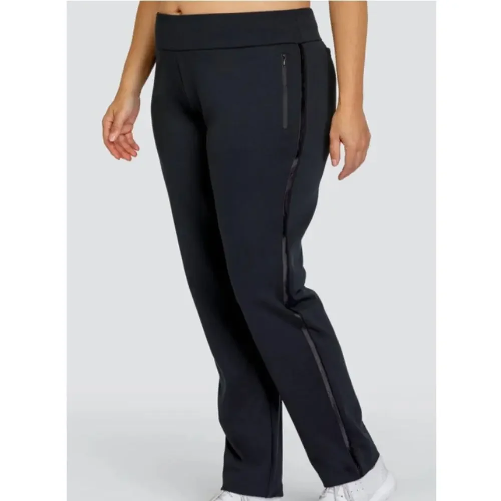 Tail Aubrianna Pull-on‎ Golf Pant w/ Piping Onyx Black Size 18 NWT